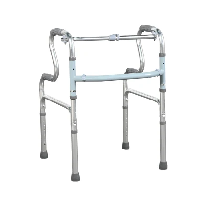 医療ヘルスケア室用アルミフレーム調節可能な折りたたみ式歩行補助具