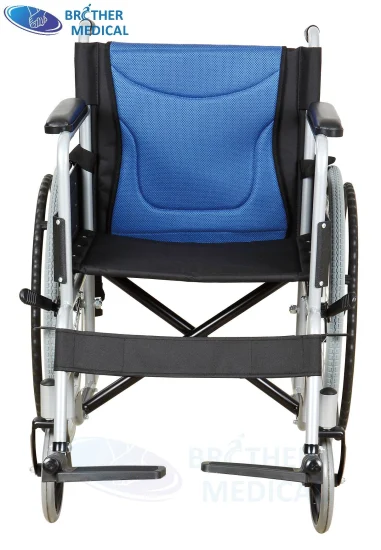 スチールベーシック折りたたみ手動車椅子エコノミースタンダードクローム佛山809患者ホームケア高齢者モビリティ車椅子医療機器病院FDA CE